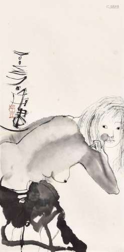 石虎(b.1942)  凝视