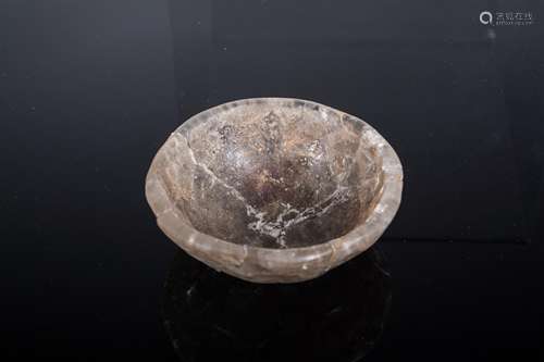 ANCIENT ISLAMIC SASANIAN ROCK CRYSTAL BOWL