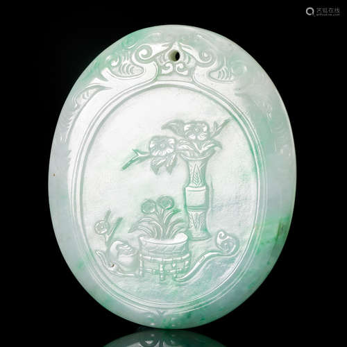 CHINESE JADEITE PLAQUE