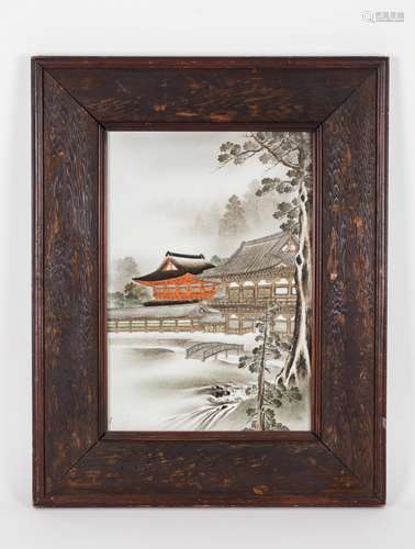 CHINESE QING DYNASTY PORCELAIN PLAQUE