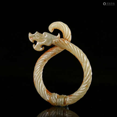 CHINESE TWISTED DRAGON BANGLE