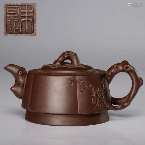 CHINESE YIXING ZISHA TEA POT