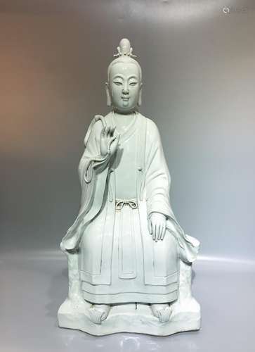 CHINESE BLANC DE CHINE DAOIST FIGURE