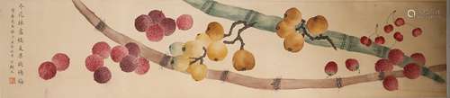 CHINESE PAINTING OF FRUITS