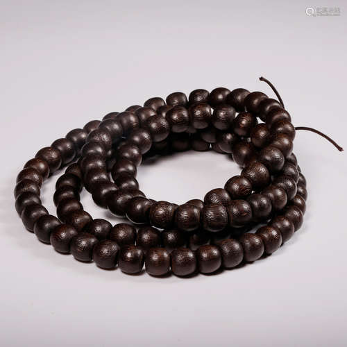 CHINESE CHENXIANG WOOD BEADS NECKLACES, 108