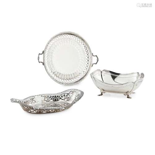 A modern sweetmeat basket Weighable silver: 26.9oz