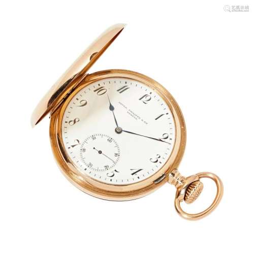 A gentleman's 18ct gold pocket watch, Patek Philippe & Co Case diameter: 54mm, dial diameter: 44mm