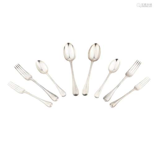 A suite of flatware Combined weight: 68oz