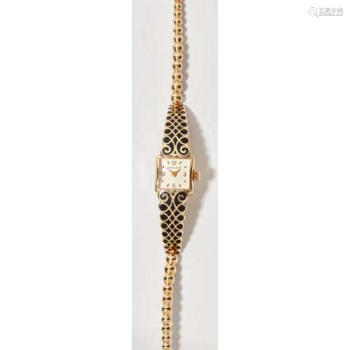 A lady's dress watch, Lee & Jones Case width: 13.5mm, dial width: 11mm