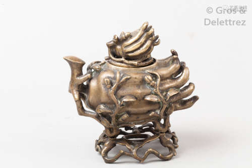 Chine, époque Qing, XIXe siècle Brûle parfums en ...