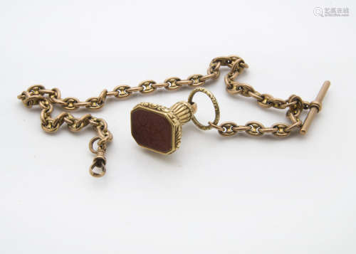 A nice Victorian 9ct gold watch chain