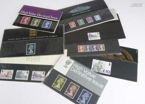 A collection of Royal Mail Mint stamps