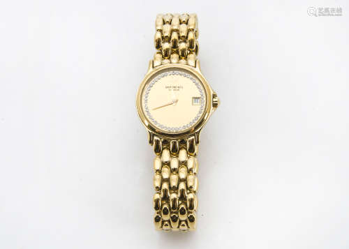 A modern Raymond Weil gold plated Toccata lady's wristwatch