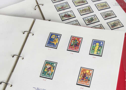 A collection of Isle of Man stamps