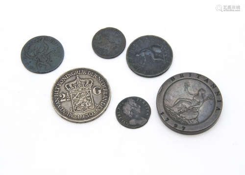 A collection of Antique and later coins