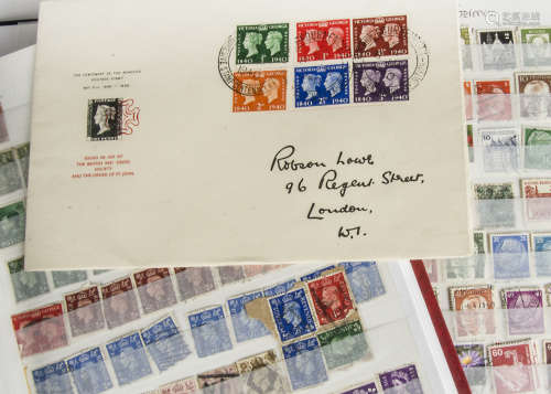 A collection of modern British stamps