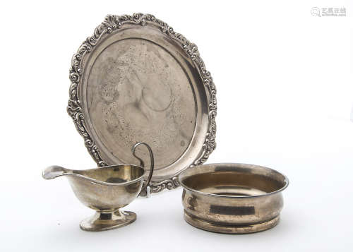 A late Victorian silver salver