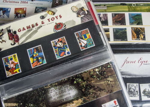 Four folders of modern Royal Mail presentation packs