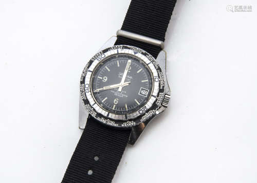 A vintage Sicura Rallye GT stainless steel diver's wristwatch