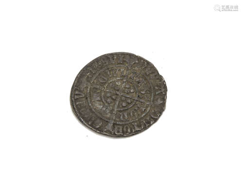 A 15th century hammered silver groat
