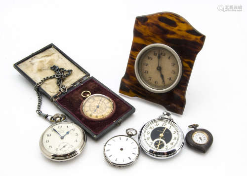 A late 19th Century 18ct gold open faced pocket watch