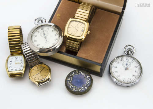 A group of vintage and modern watches