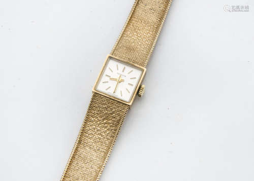 A 1980s Marvin 9ct gold lady's wristwatch