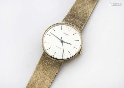 A 1980s Tudor 9ct gold gentleman's evening dress watch