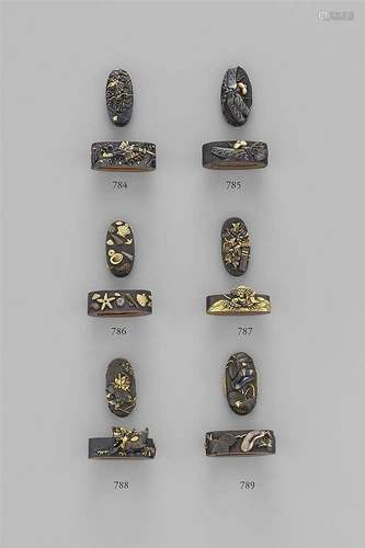 A shakudô fuchi-kashira. 18th/19th century