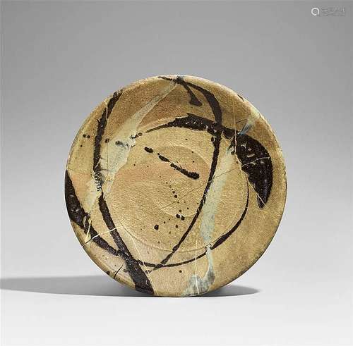 A very large Karatsu/Shodai plate with kintsugi. 18th/19th century