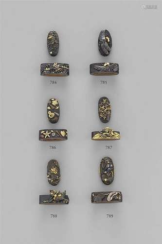 A shakudô fuchi-kashira. 18th/early 19th century