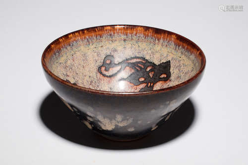 JIZHOU WARE STENCIL-CUT BOWL