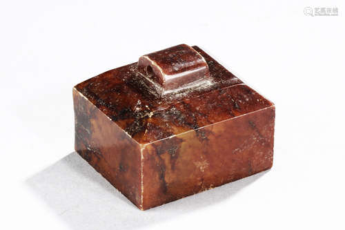 SQUARE JADE SEAL STAMP