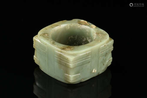 JADE CARVED ORNAMENT, CONG