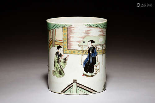 WUCAI 'PEOPLE' BRUSH POT