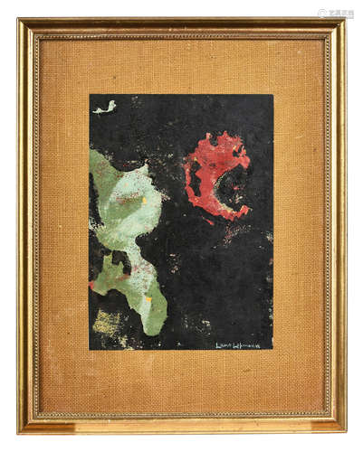 HANS HOFMANN: FRAMED ABSTRACT PAINTING