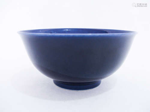 A BLUE GLAZE BOWL