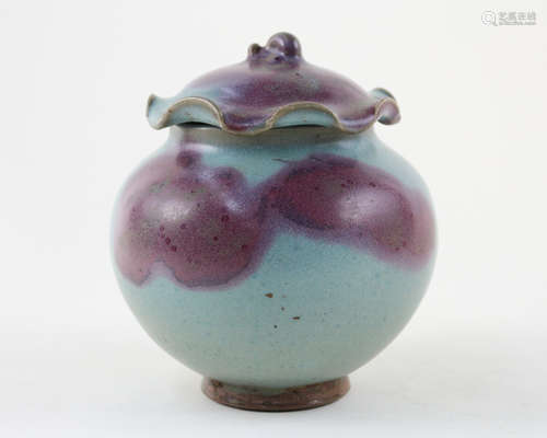 JUNYAO PURPLE-SPLASHED JAR