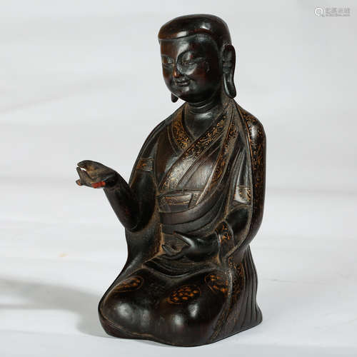 CHINESE WOOD FIGURINE