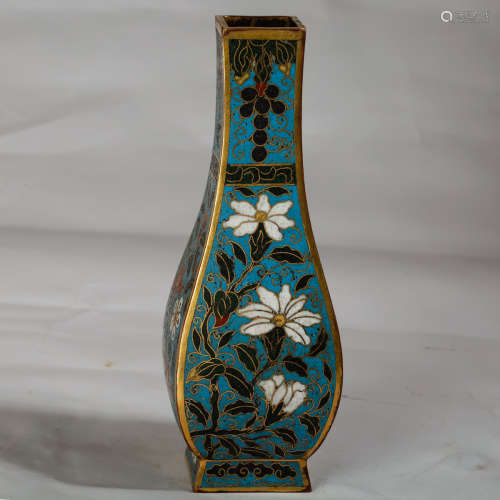 CHINESE CLOISONNE FLOWER VASE