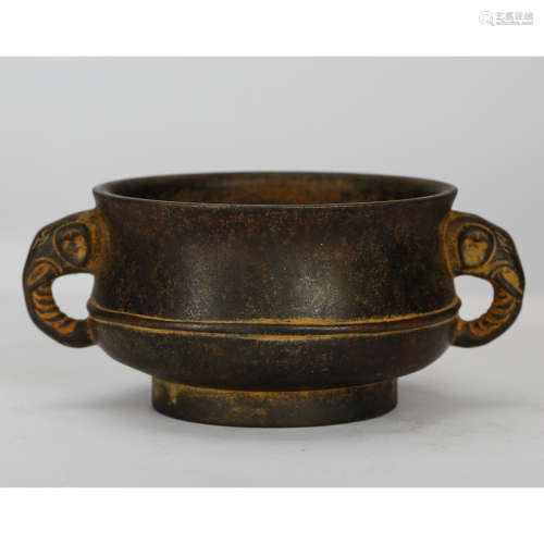 CHINESE BRONZE CENSER