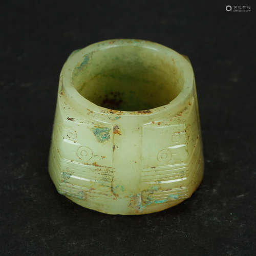 CHINESE ARCHAIC JADE CONG