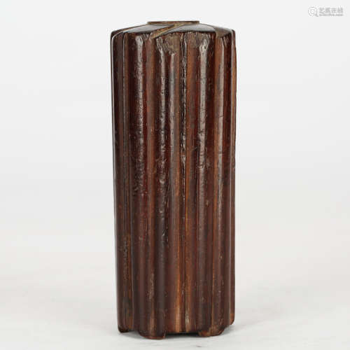 CHINESE HARDWOOD INCENSE CONTAINER
