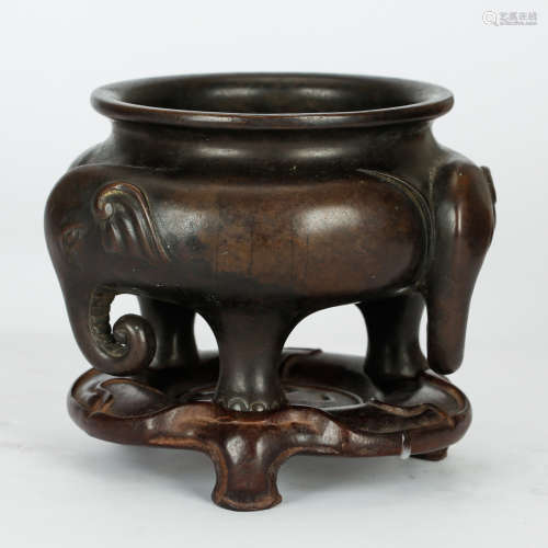 CHINESE BRONZE CENSER