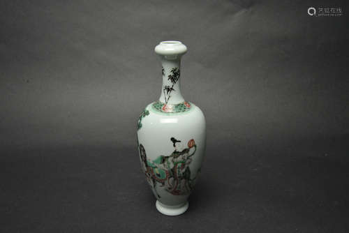 CHINESE SANCAI PORCELAIN VASE