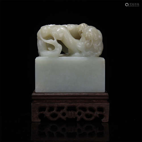 CHINESE JADE BEAST SEAL