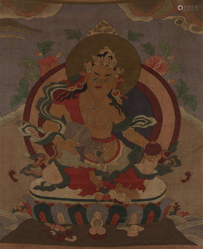 CHINESE KESI BUDDHA THANGKA