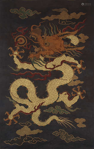 CHINESE KESI DRAGON TEXTILE