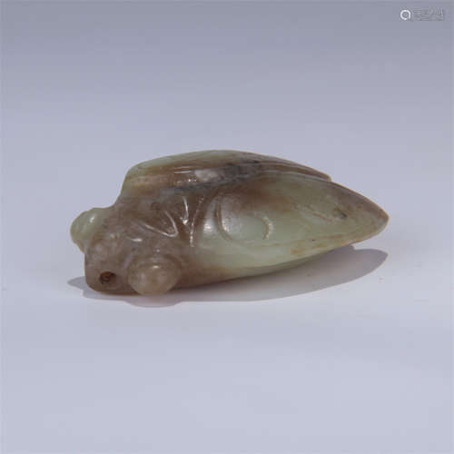 CHINESE JADE CICADA PENDANT