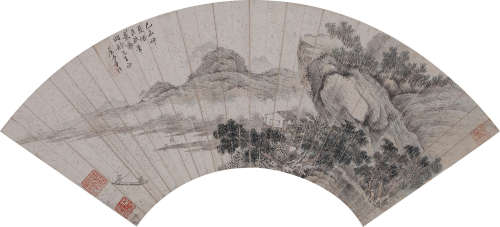 董诰（1740～1818） 巨然笔意图 镜心 设色纸本